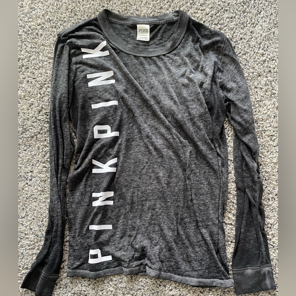 Pink Victoria’s Secret Sheer long sleeve